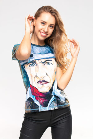 Stylowa koszulka z muralem z Managui